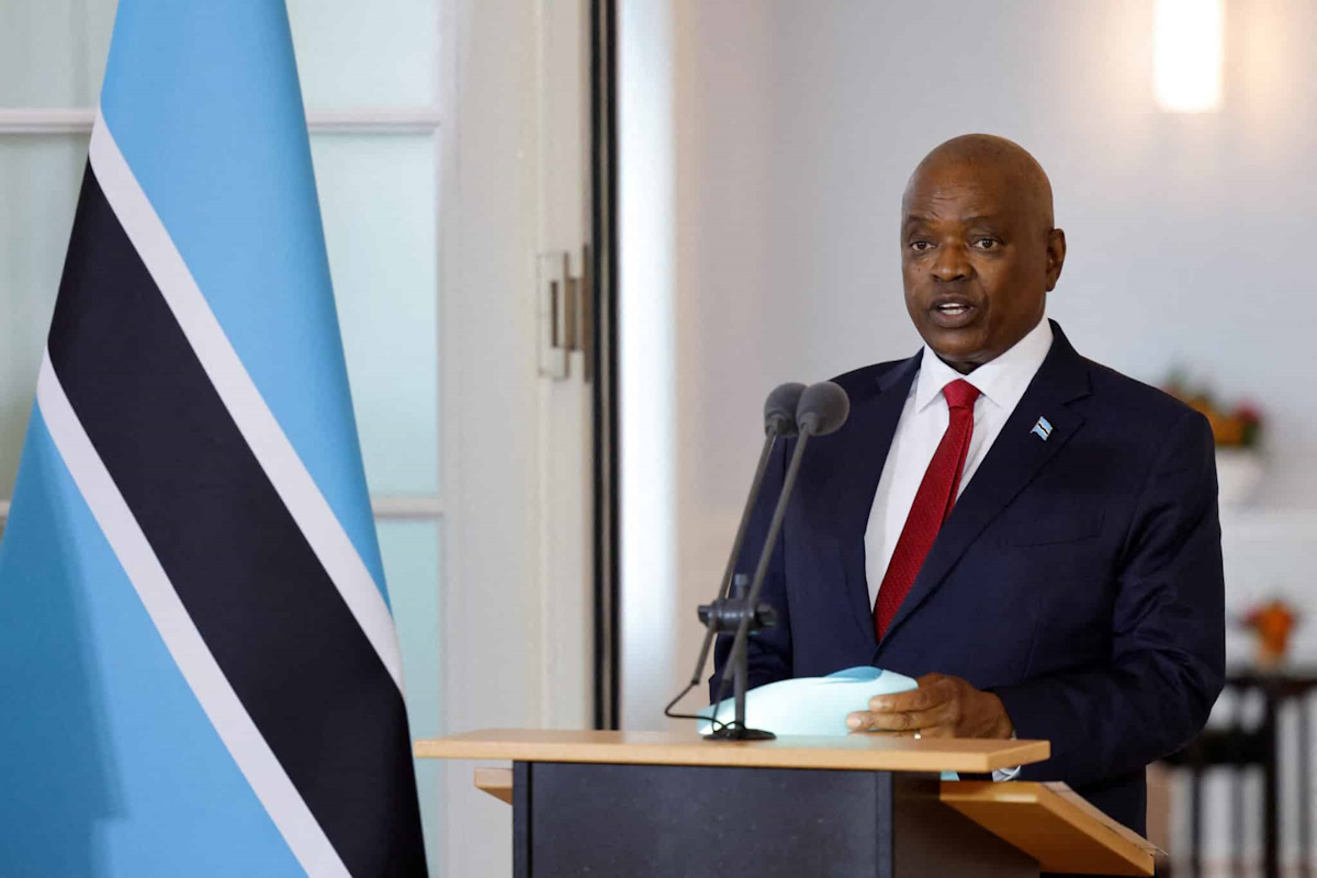 President Mokgweetsi Masisi of Botswana