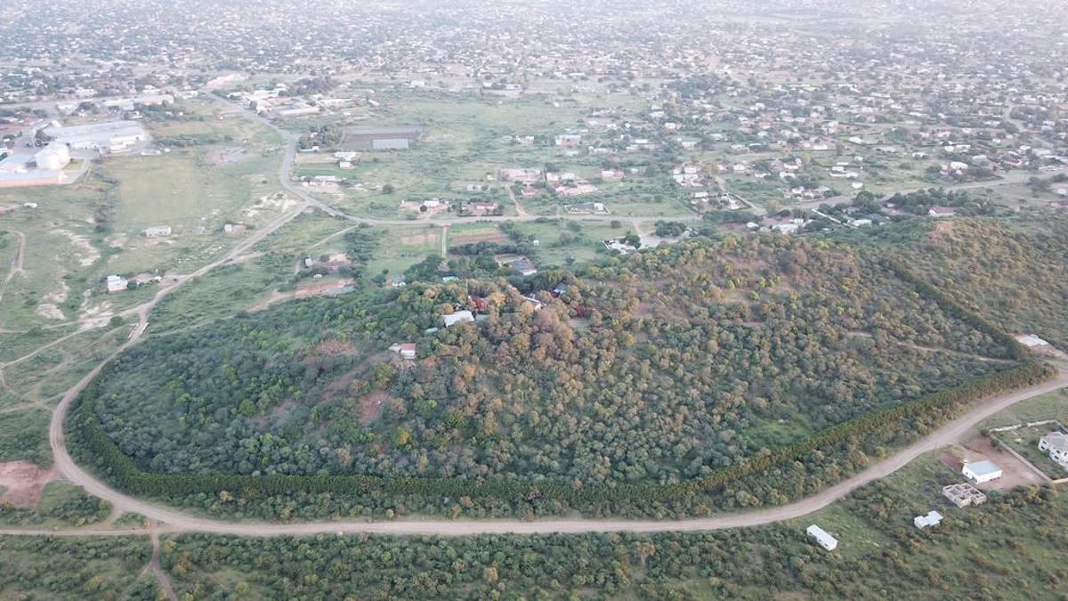 View of Serowe, one of Botswana's largest traditional villages