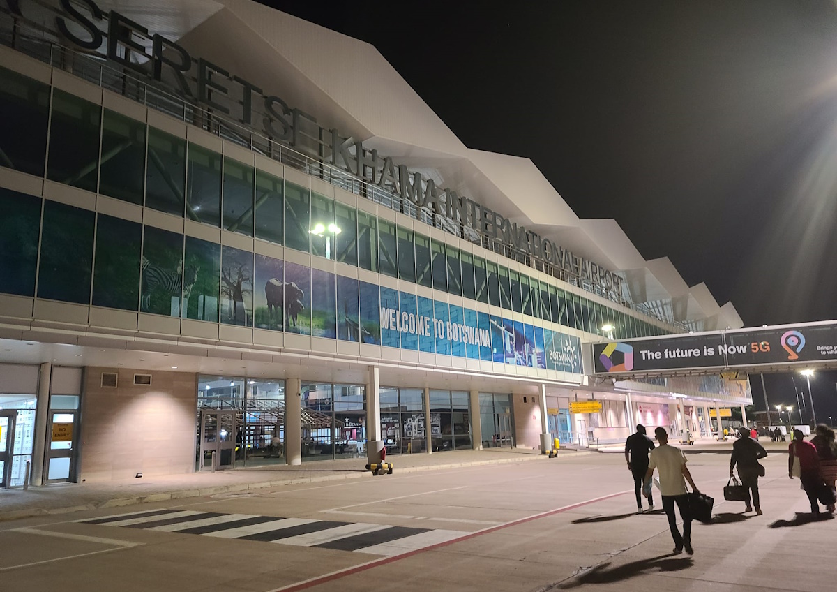 Sir Seretse Khama International Airport terminal building