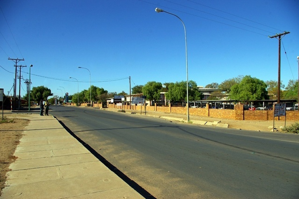 Panoramic view of Serowe