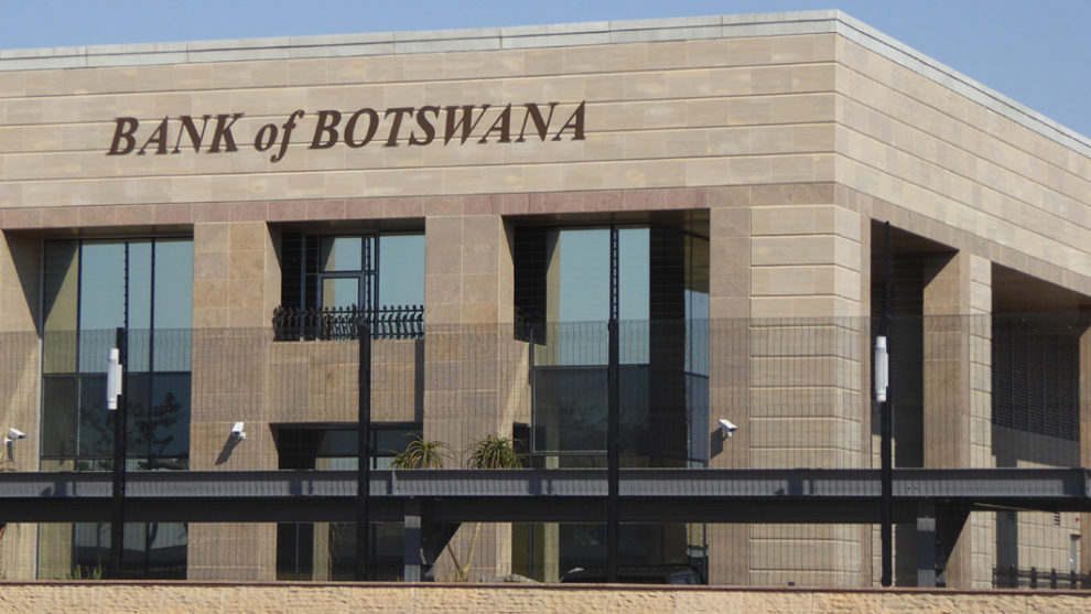 Modern building representing the Bank of Botswana